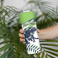 Kane County 2025 Baseball Custom Skinny Tumbler Come On Cougar