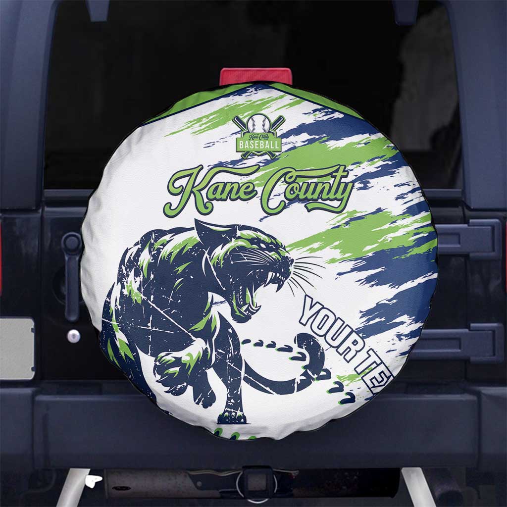 Kane County 2025 Baseball Custom Spare Tire Cover Come On Cougar