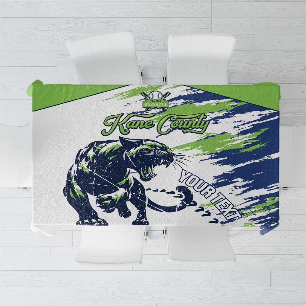 Kane County 2025 Baseball Custom Tablecloth Come On Cougar