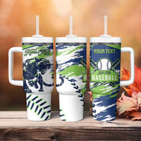 Kane County 2025 Baseball Custom Tumbler With Handle Come On Cougar