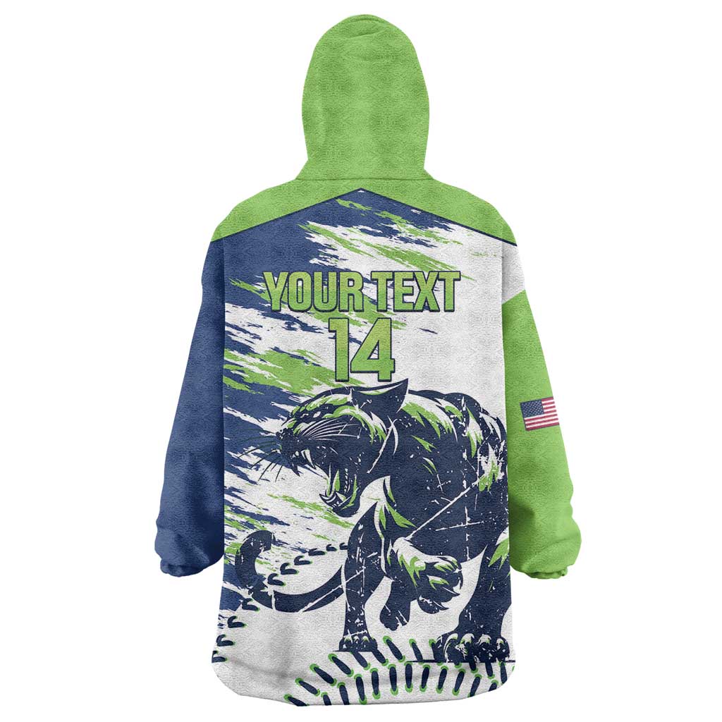Kane County 2025 Baseball Custom Wearable Blanket Hoodie Come On Cougar