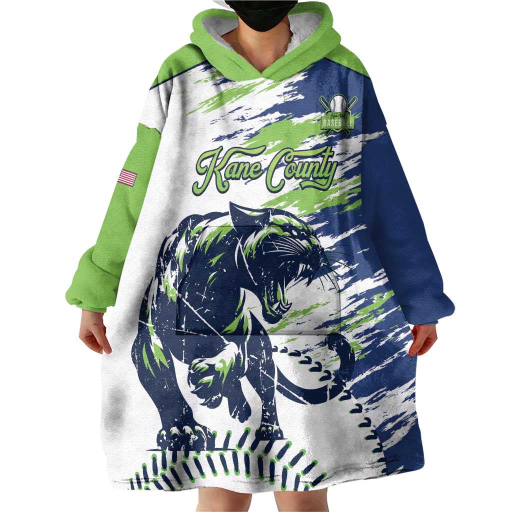 Kane County 2025 Baseball Custom Wearable Blanket Hoodie Come On Cougar