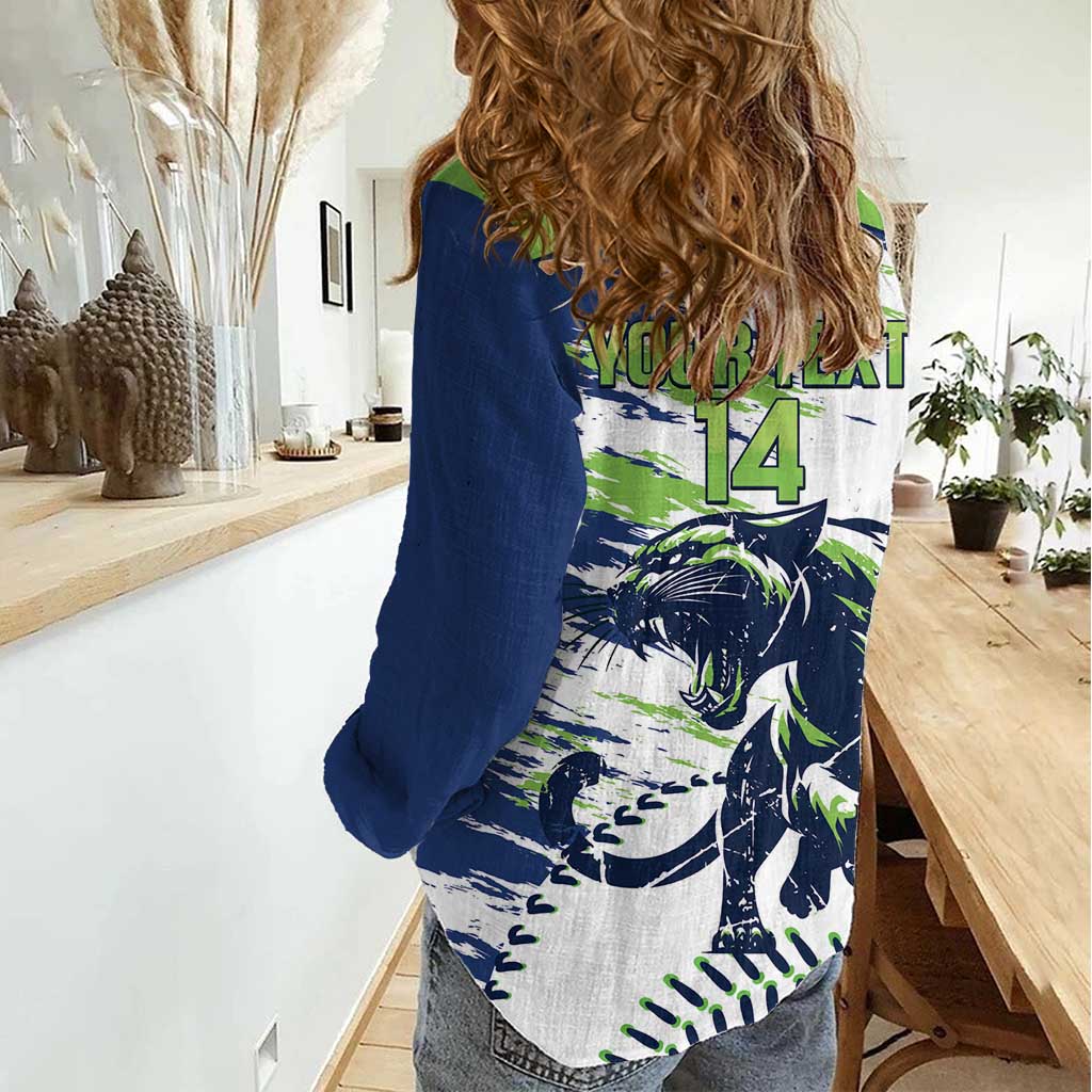 Kane County 2025 Baseball Custom Women Casual Shirt Come On Cougar