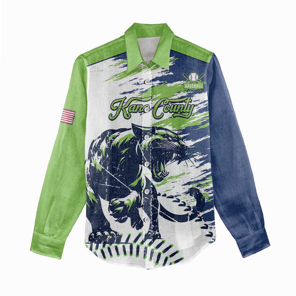 Kane County 2025 Baseball Custom Women Casual Shirt Come On Cougar