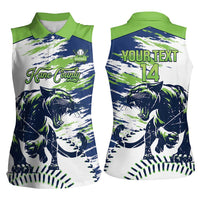 Kane County 2025 Baseball Custom Women Sleeveless Polo Shirt Come On Cougar