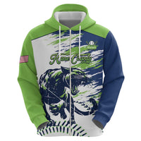 Kane County 2025 Baseball Custom Zip Hoodie Come On Cougar