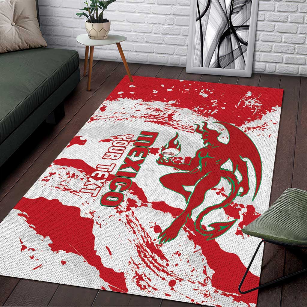 Diablos Rojos 2025 Baseball Custom Area Rug Come On Mexico