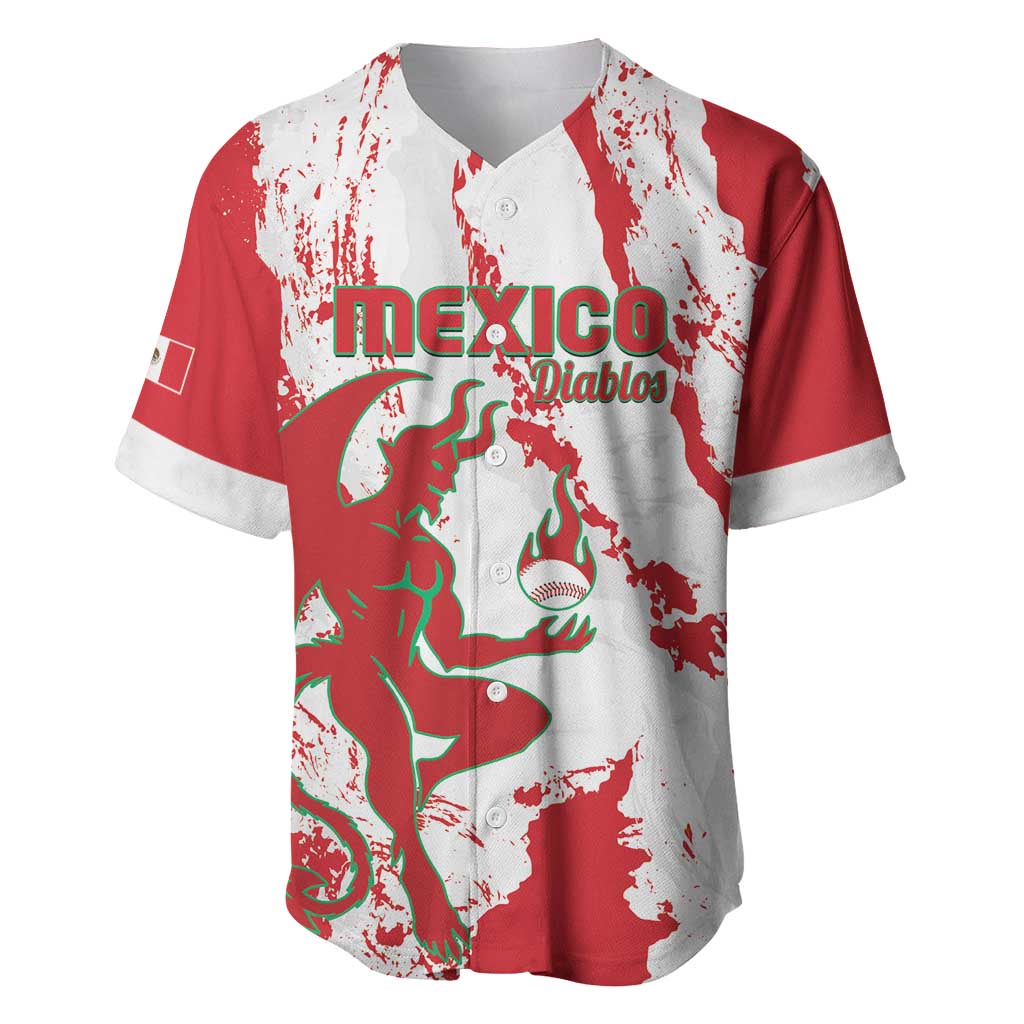 Diablos Rojos 2025 Baseball Custom Baseball Jersey Come On Mexico