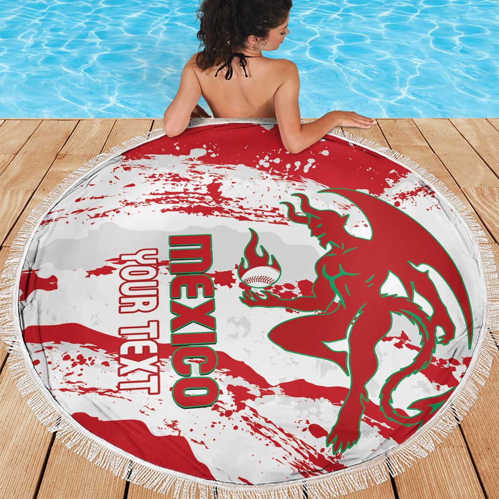 Diablos Rojos 2025 Baseball Custom Beach Blanket Come On Mexico
