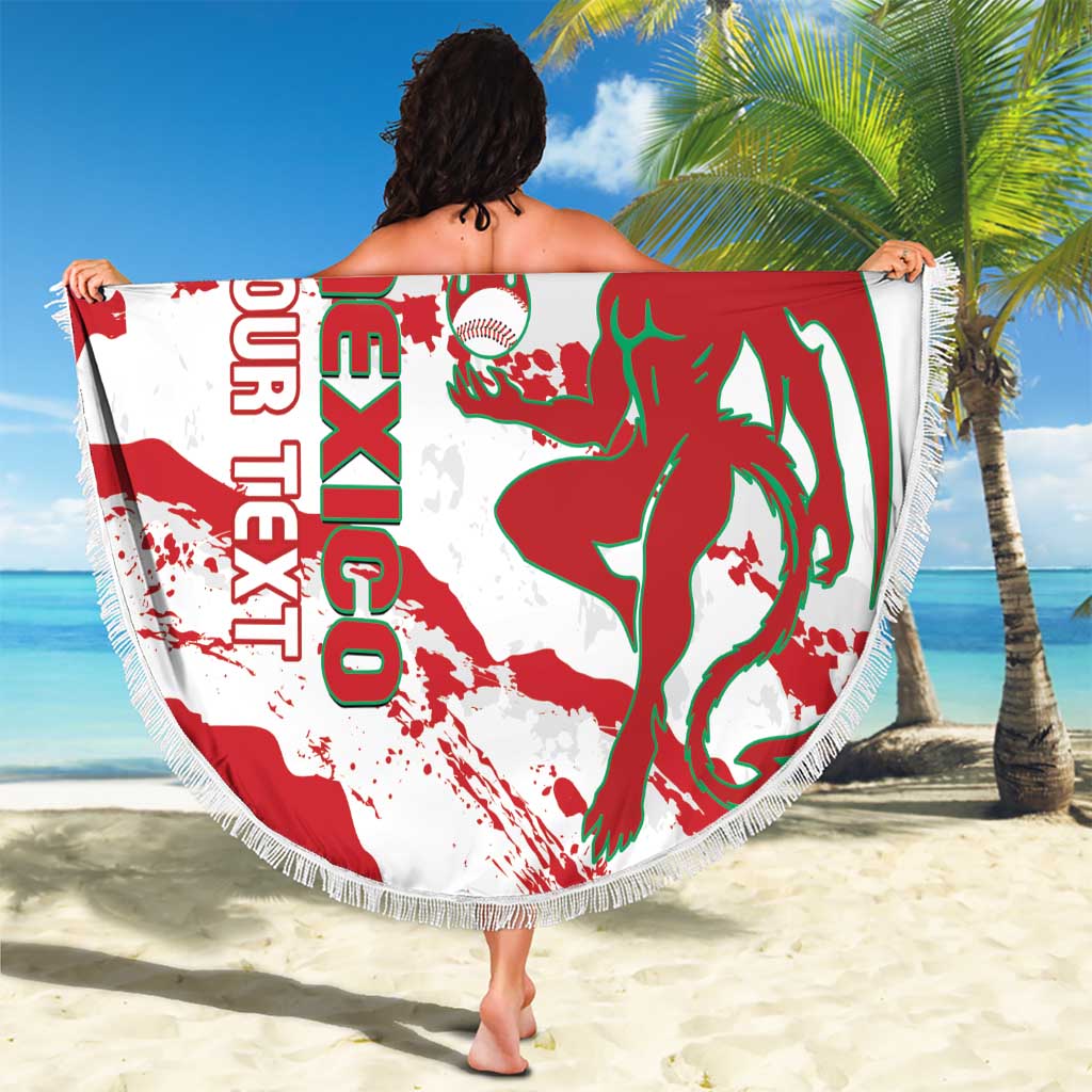 Diablos Rojos 2025 Baseball Custom Beach Blanket Come On Mexico