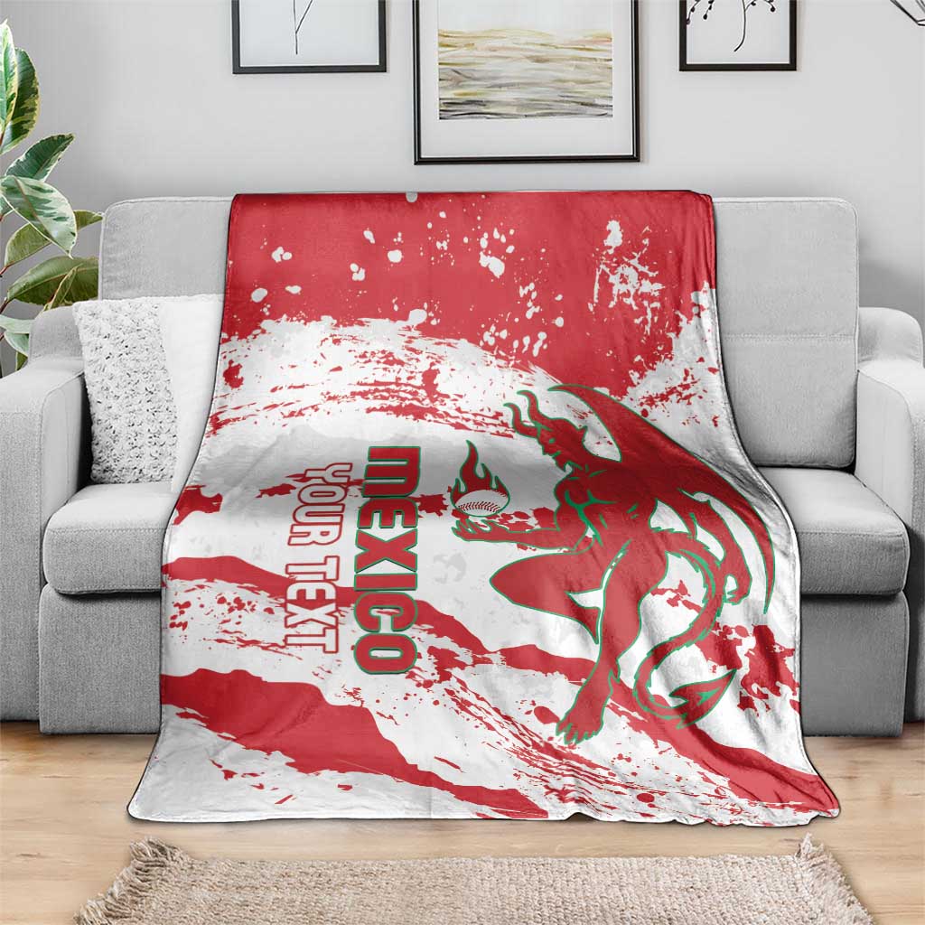 Diablos Rojos 2025 Baseball Custom Blanket Come On Mexico