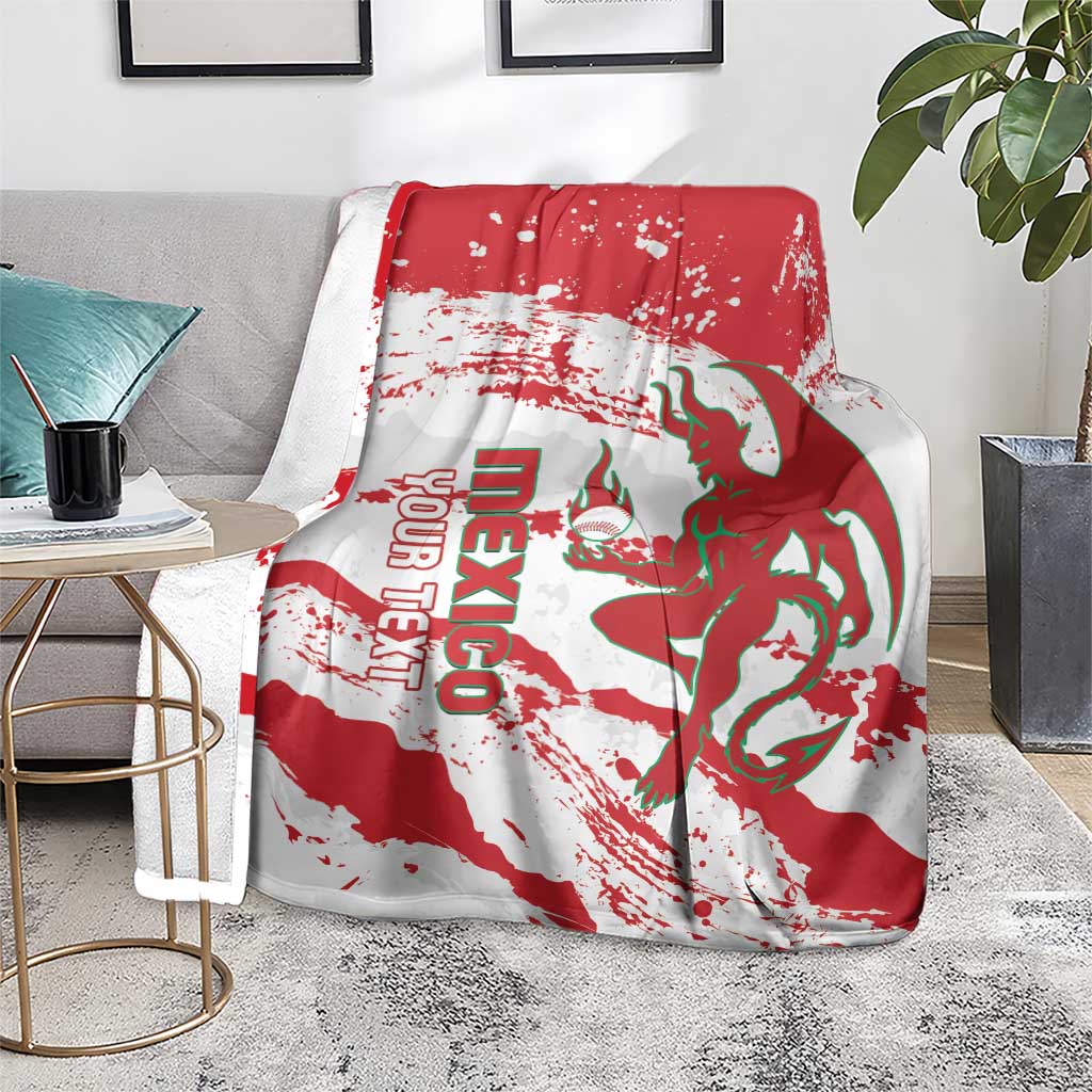 Diablos Rojos 2025 Baseball Custom Blanket Come On Mexico