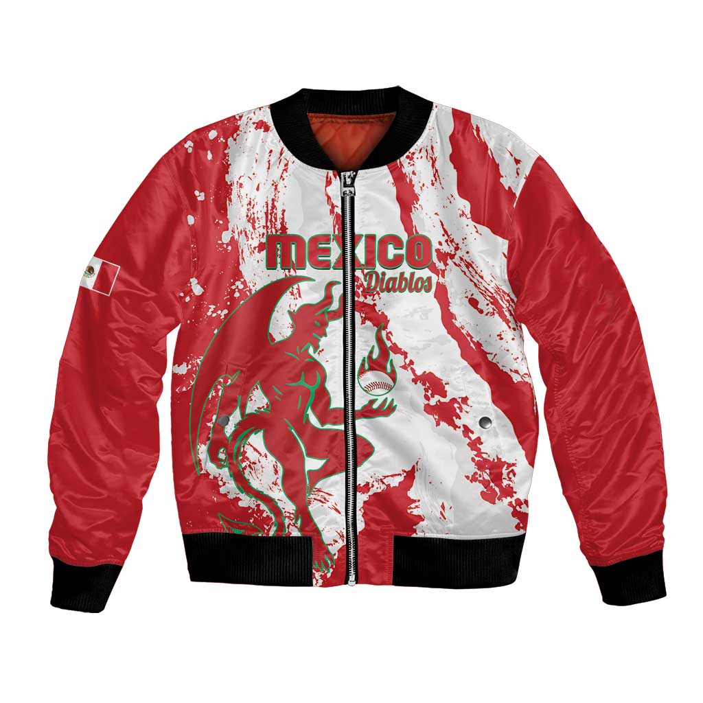 Diablos Rojos 2025 Baseball Custom Bomber Jacket Come On Mexico