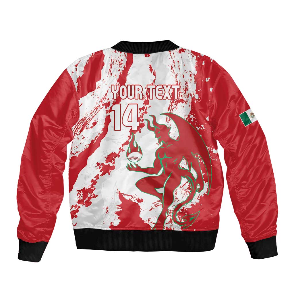 Diablos Rojos 2025 Baseball Custom Bomber Jacket Come On Mexico