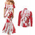 Diablos Rojos 2025 Baseball Custom Couples Matching Mermaid Dress and Long Sleeve Button Shirt Come On Mexico