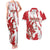 Diablos Rojos 2025 Baseball Custom Couples Matching Tank Maxi Dress and Hawaiian Shirt Come On Mexico