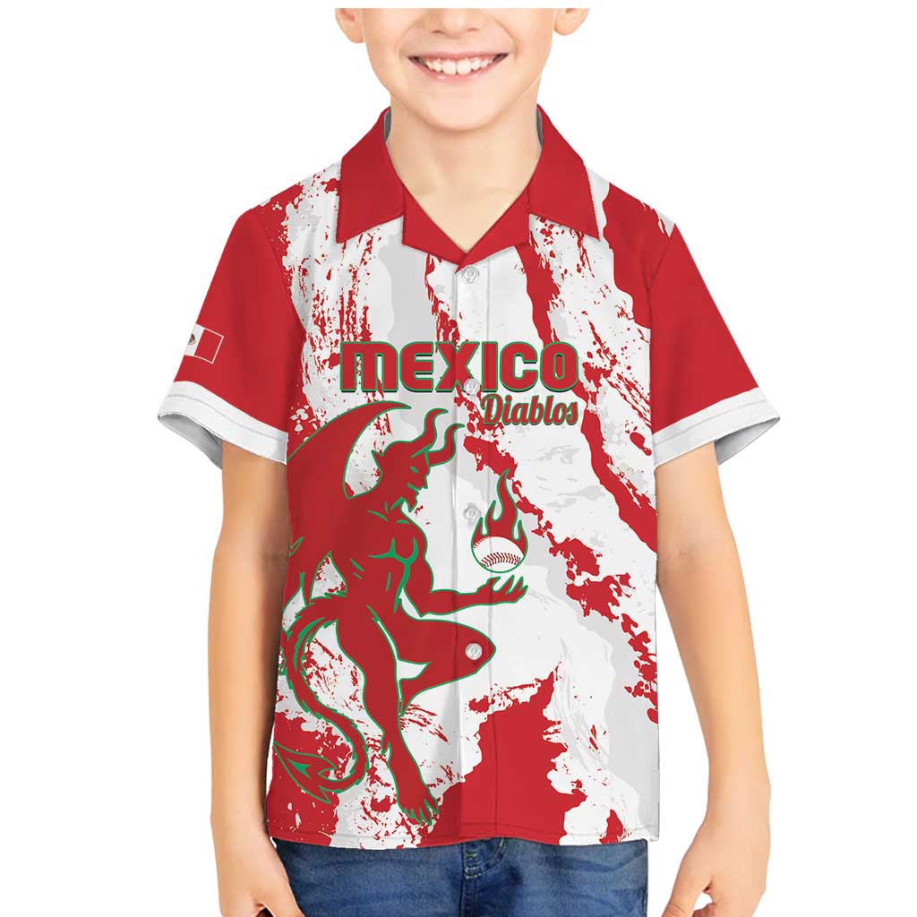 Diablos Rojos 2025 Baseball Custom Family Matching Mermaid Dress and Hawaiian Shirt Come On Mexico