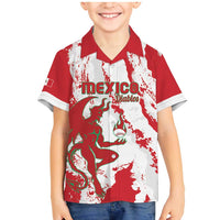 Diablos Rojos 2025 Baseball Custom Family Matching Mermaid Dress and Hawaiian Shirt Come On Mexico