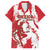 Diablos Rojos 2025 Baseball Custom Family Matching Off Shoulder Maxi Dress and Hawaiian Shirt Come On Mexico