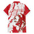 Diablos Rojos 2025 Baseball Custom Family Matching Off Shoulder Maxi Dress and Hawaiian Shirt Come On Mexico