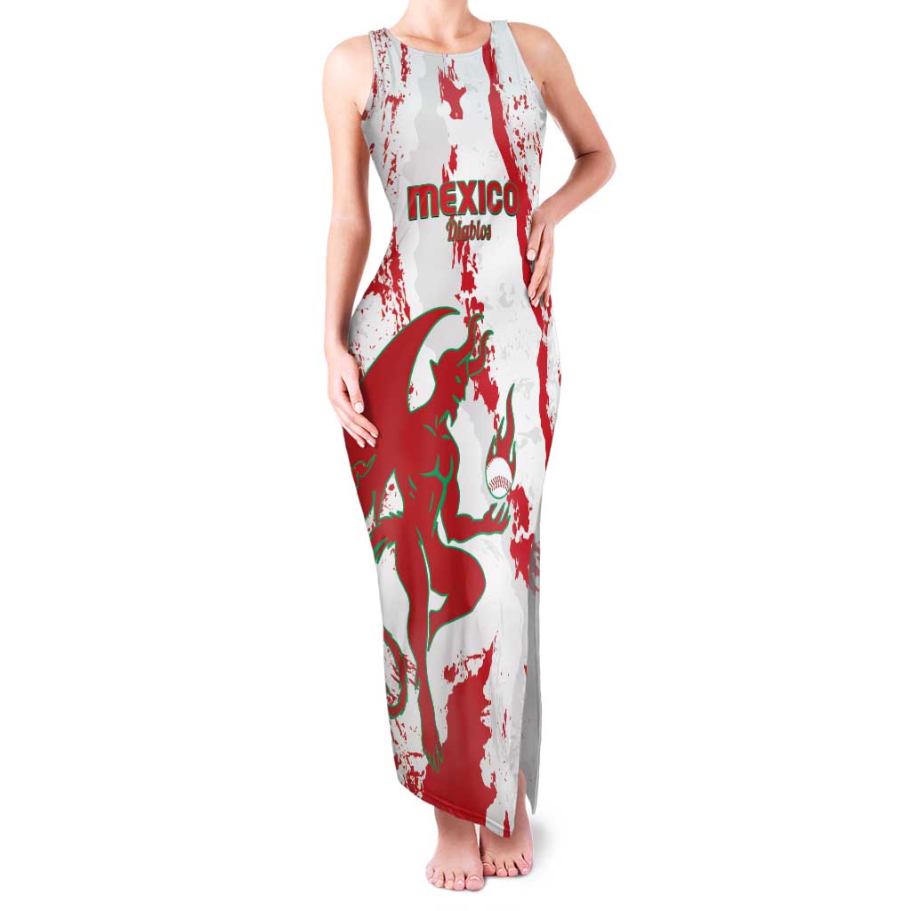 Diablos Rojos 2025 Baseball Custom Family Matching Tank Maxi Dress and Hawaiian Shirt Come On Mexico