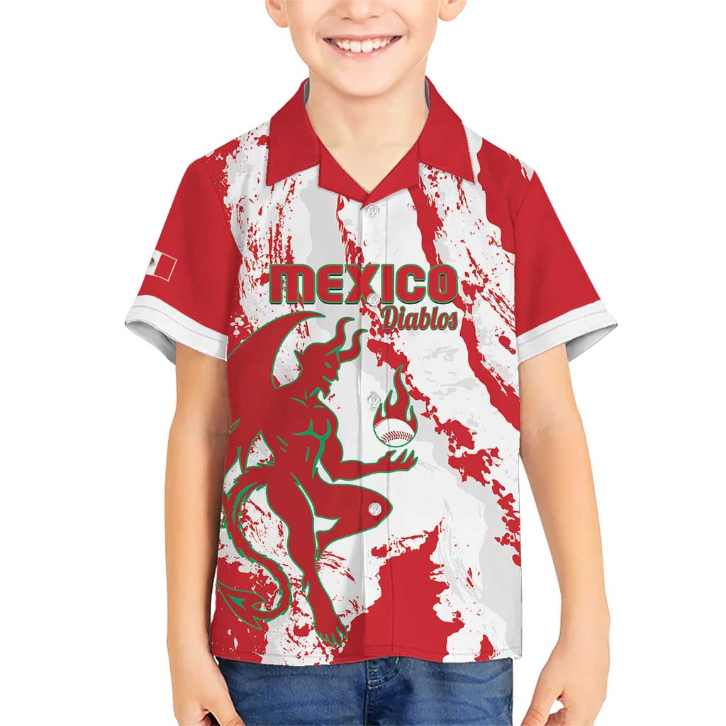 Diablos Rojos 2025 Baseball Custom Kid Hawaiian Shirt Come On Mexico