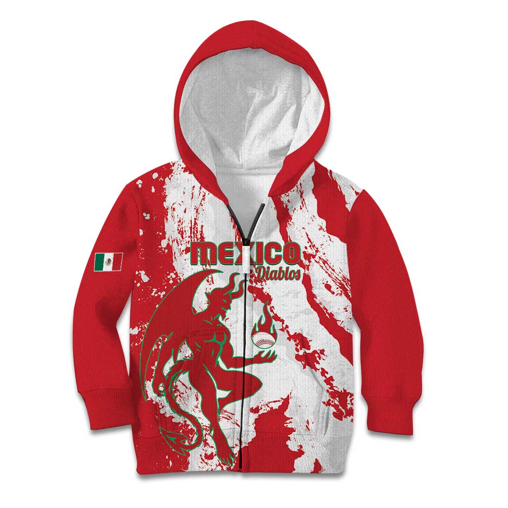 Diablos Rojos 2025 Baseball Custom Kid Hoodie Come On Mexico