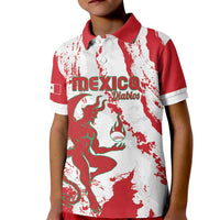Diablos Rojos 2025 Baseball Custom Kid Polo Shirt Come On Mexico