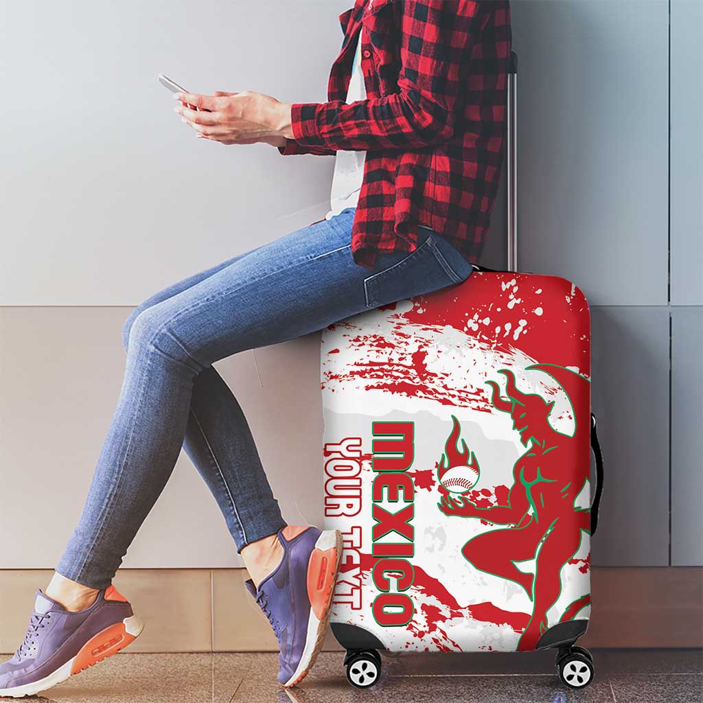 Diablos Rojos 2025 Baseball Custom Luggage Cover Come On Mexico