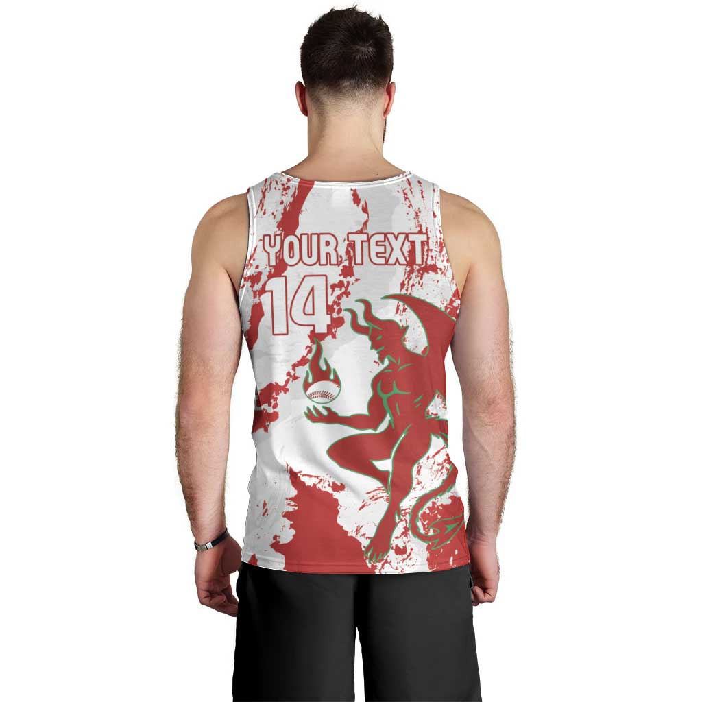 Diablos Rojos 2025 Baseball Custom Men Tank Top Come On Mexico