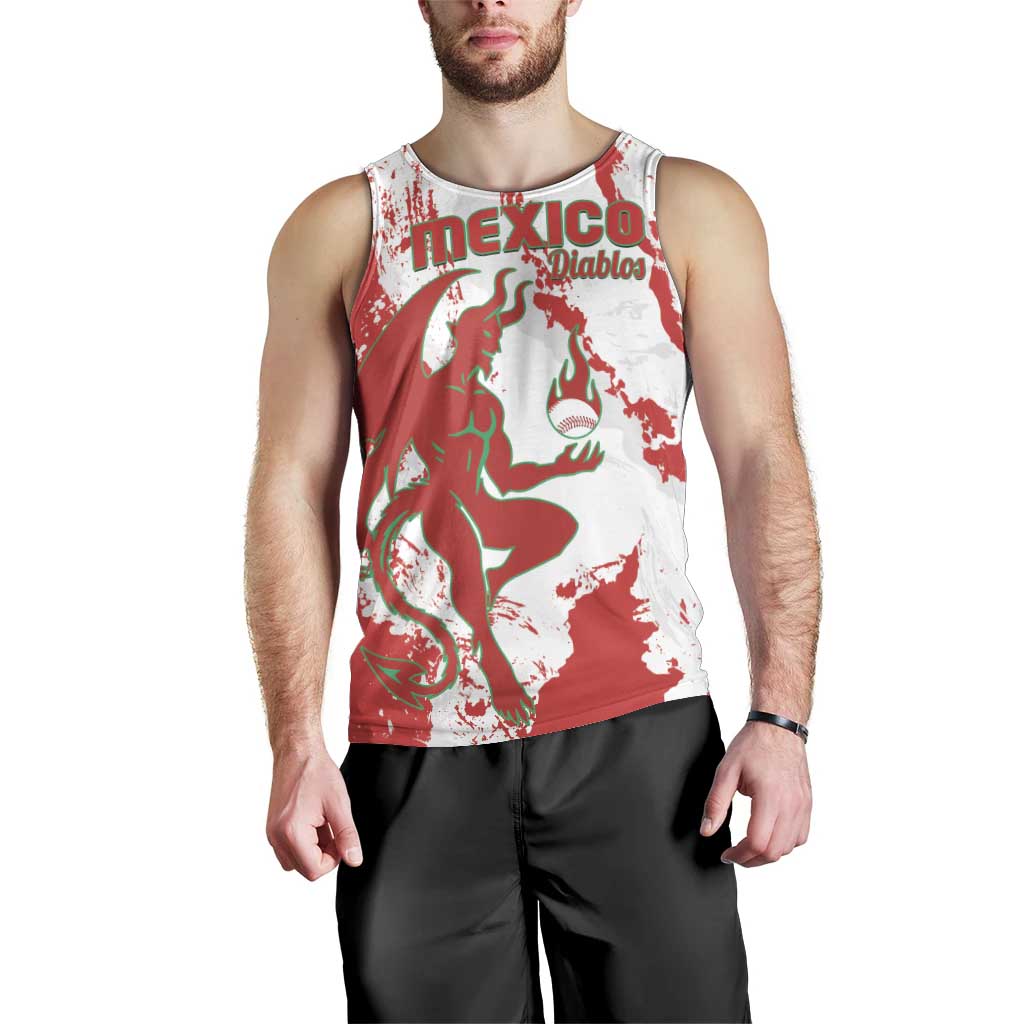 Diablos Rojos 2025 Baseball Custom Men Tank Top Come On Mexico