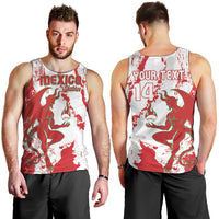 Diablos Rojos 2025 Baseball Custom Men Tank Top Come On Mexico