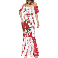 Diablos Rojos 2025 Baseball Custom Mermaid Dress Come On Mexico