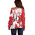 Diablos Rojos 2025 Baseball Custom Off Shoulder Sweater Come On Mexico
