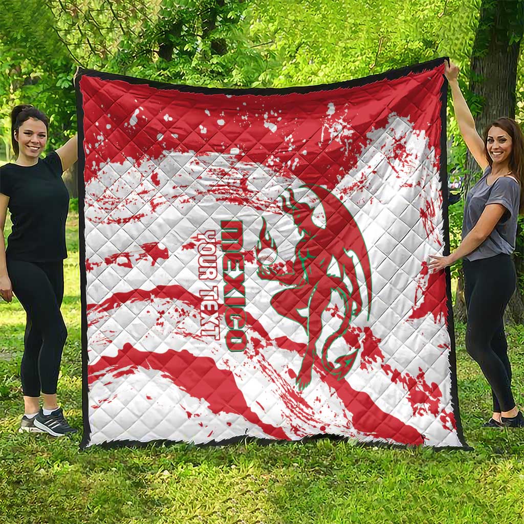 Diablos Rojos 2025 Baseball Custom Quilt Come On Mexico