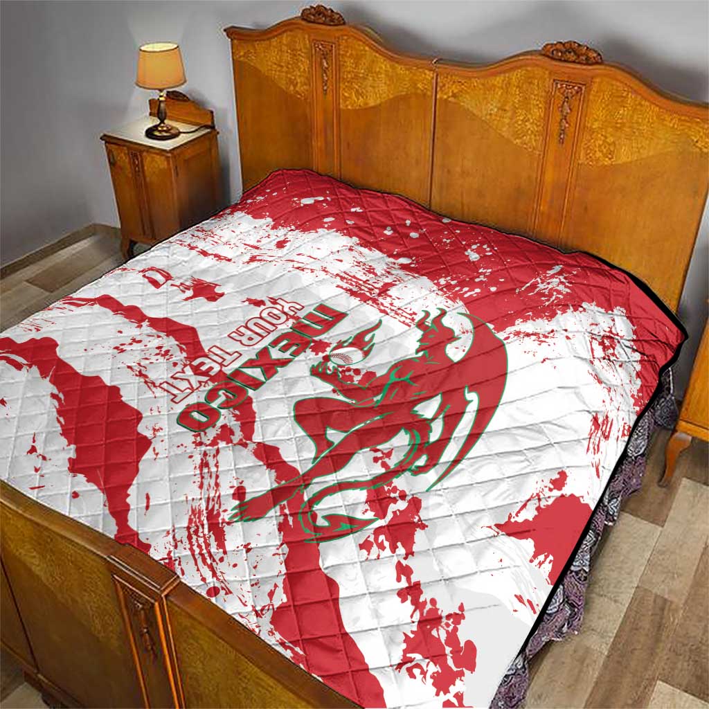 Diablos Rojos 2025 Baseball Custom Quilt Come On Mexico