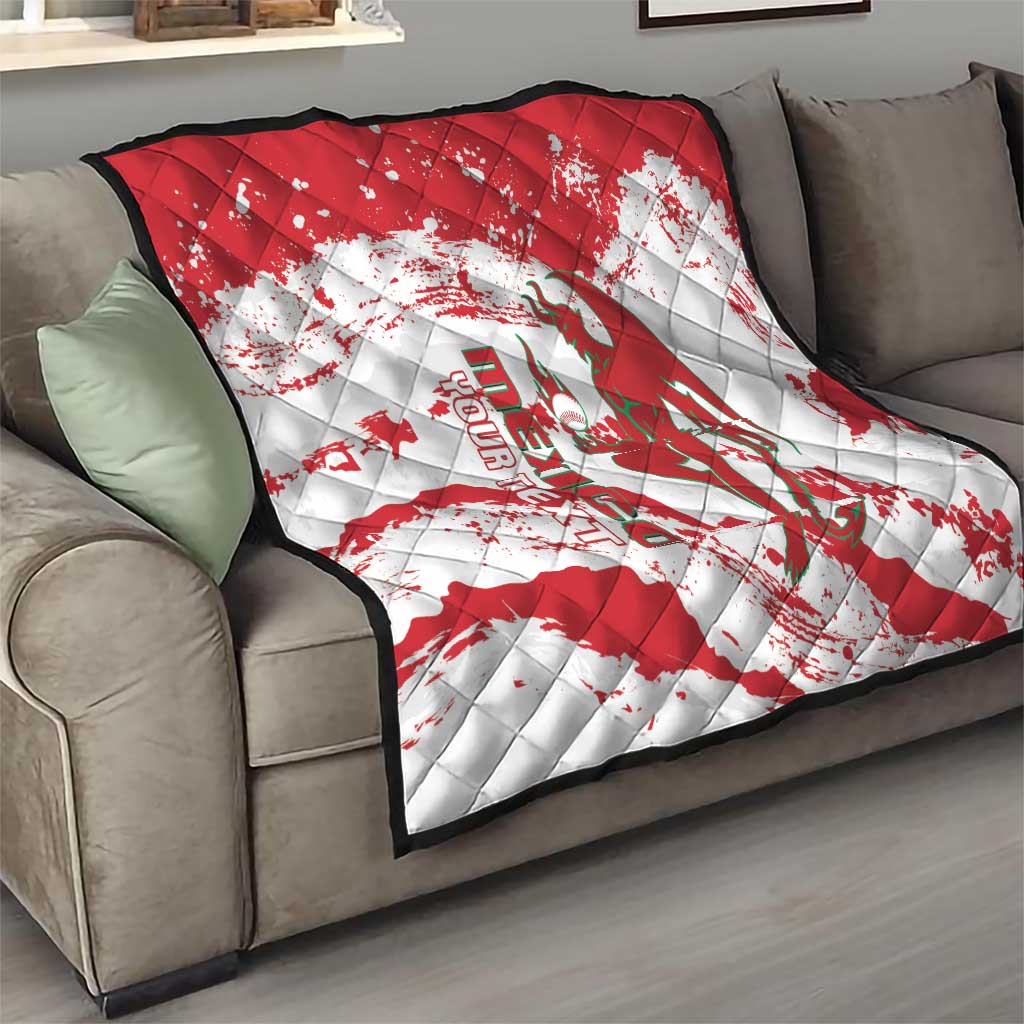 Diablos Rojos 2025 Baseball Custom Quilt Come On Mexico