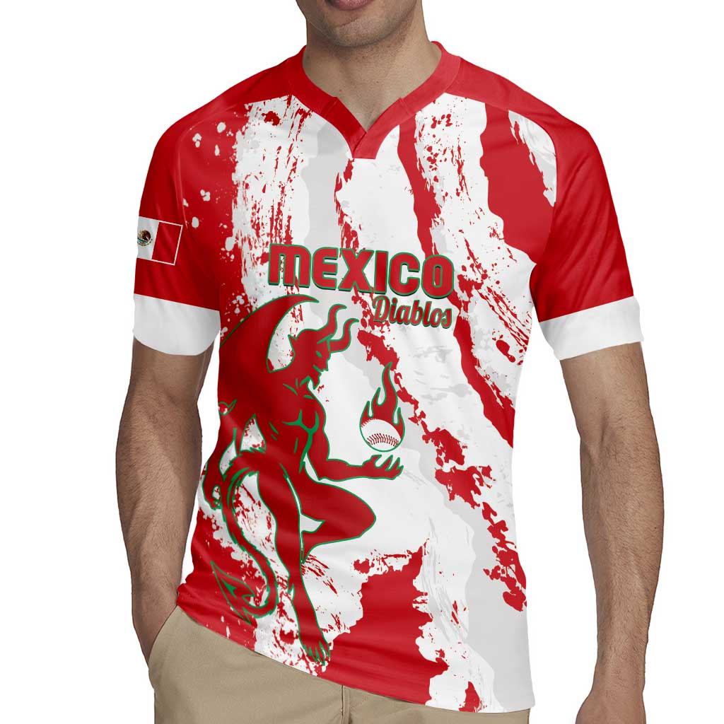 Diablos Rojos 2025 Baseball Custom Rugby Jersey Come On Mexico