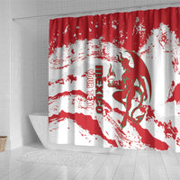 Diablos Rojos 2025 Baseball Custom Shower Curtain Come On Mexico
