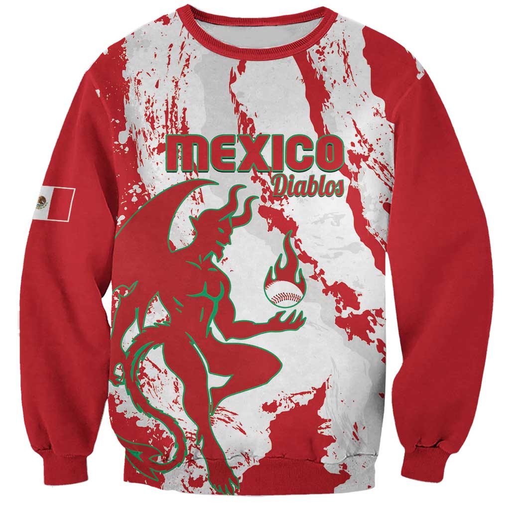 Diablos Rojos 2025 Baseball Custom Sweatshirt Come On Mexico