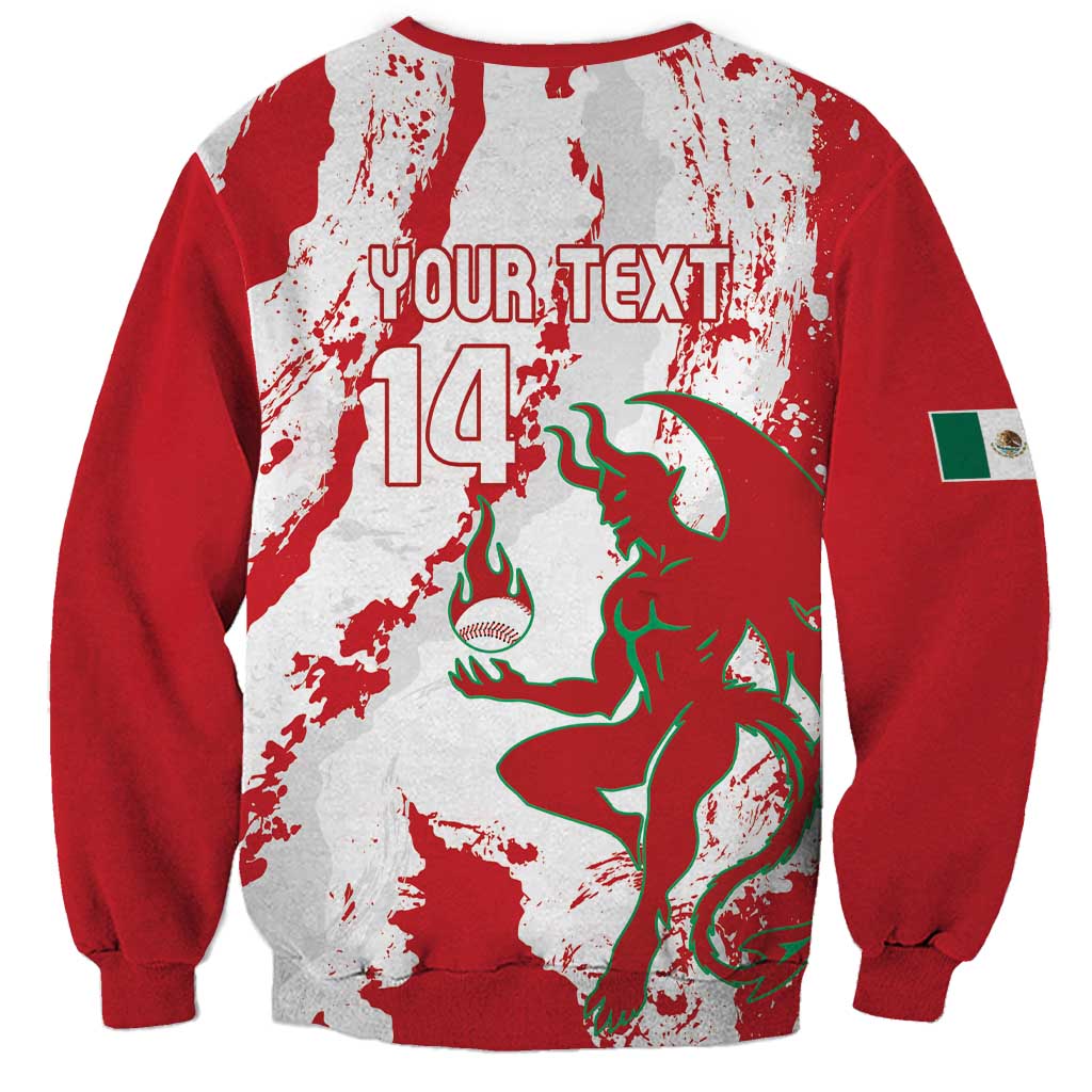 Diablos Rojos 2025 Baseball Custom Sweatshirt Come On Mexico
