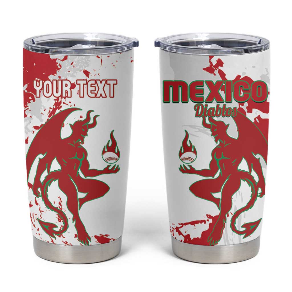 Diablos Rojos 2025 Baseball Custom Tumbler Cup Come On Mexico