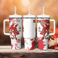 Diablos Rojos 2025 Baseball Custom Tumbler With Handle Come On Mexico