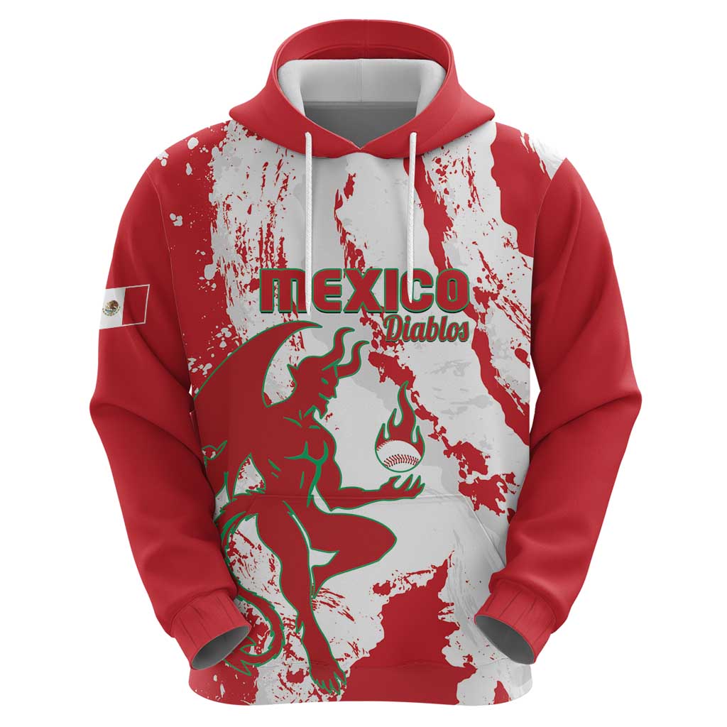 Diablos Rojos 2025 Baseball Custom Zip Hoodie Come On Mexico