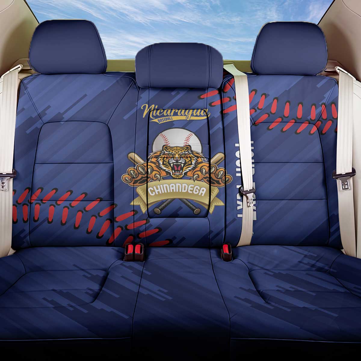 Chinandega 2025 Baseball Custom Back Car Seat Cover Come On Tigres