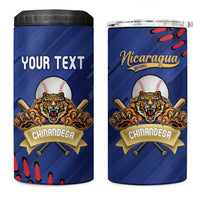 Chinandega 2025 Baseball Custom 4 in 1 Can Cooler Tumbler Come On Tigres