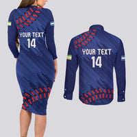 Chinandega 2025 Baseball Custom Couples Matching Long Sleeve Bodycon Dress and Long Sleeve Button Shirt Come On Tigres