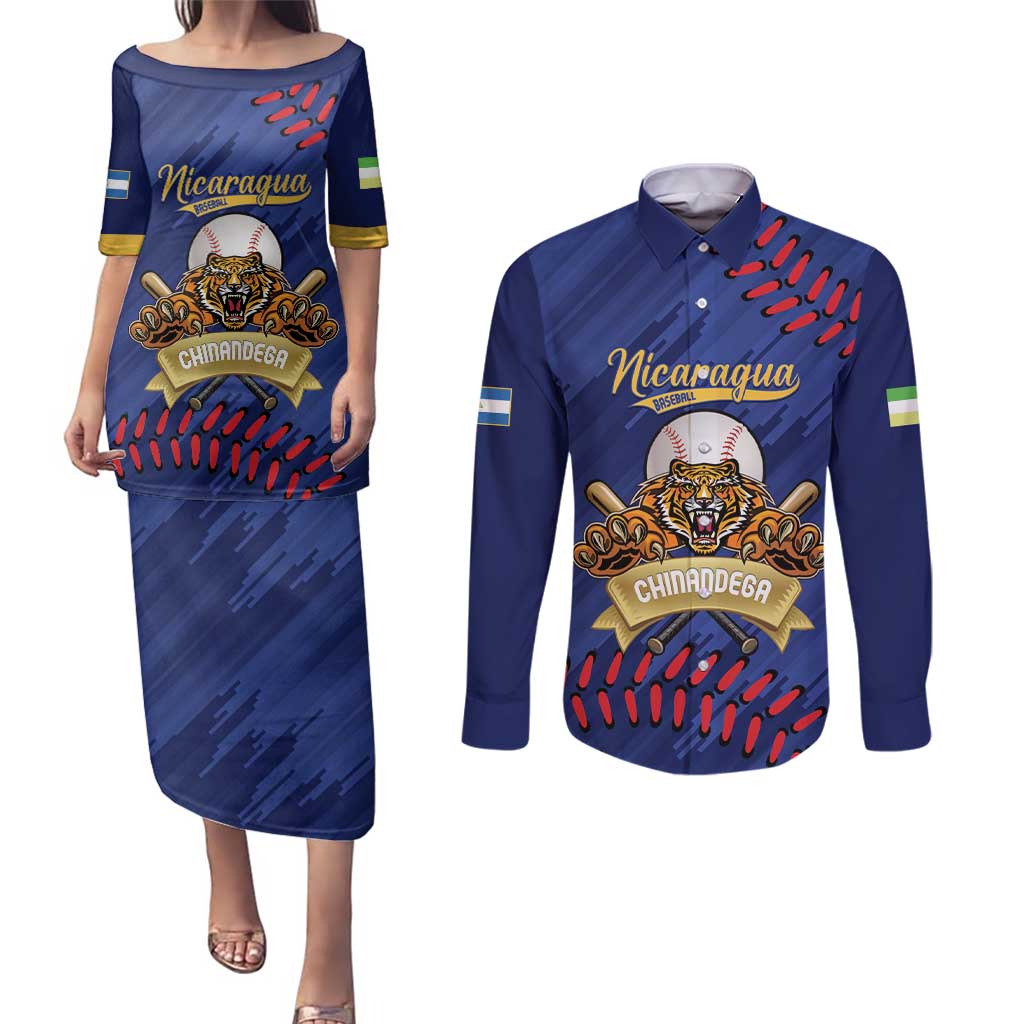Chinandega 2025 Baseball Custom Couples Matching Puletasi and Long Sleeve Button Shirt Come On Tigres