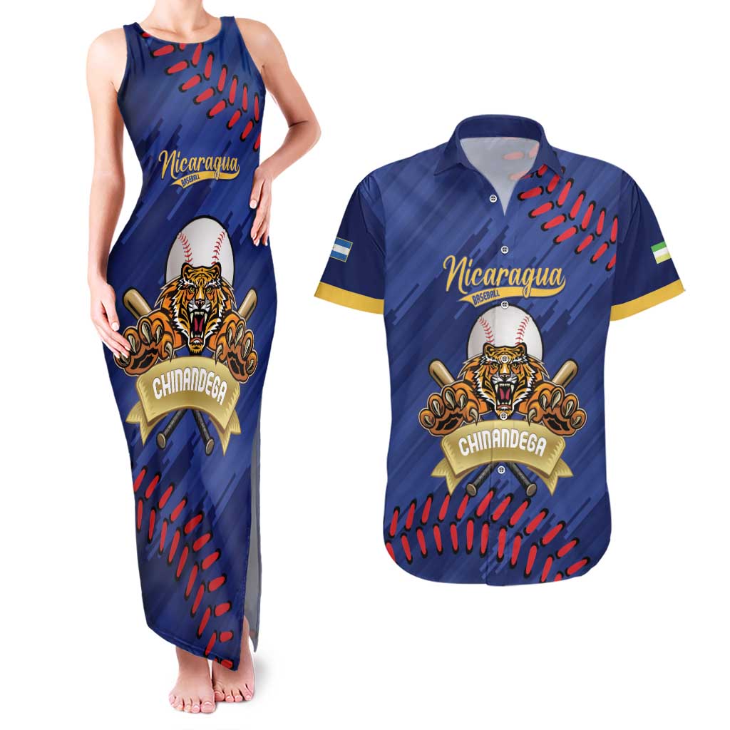 Chinandega 2025 Baseball Custom Couples Matching Tank Maxi Dress and Hawaiian Shirt Come On Tigres