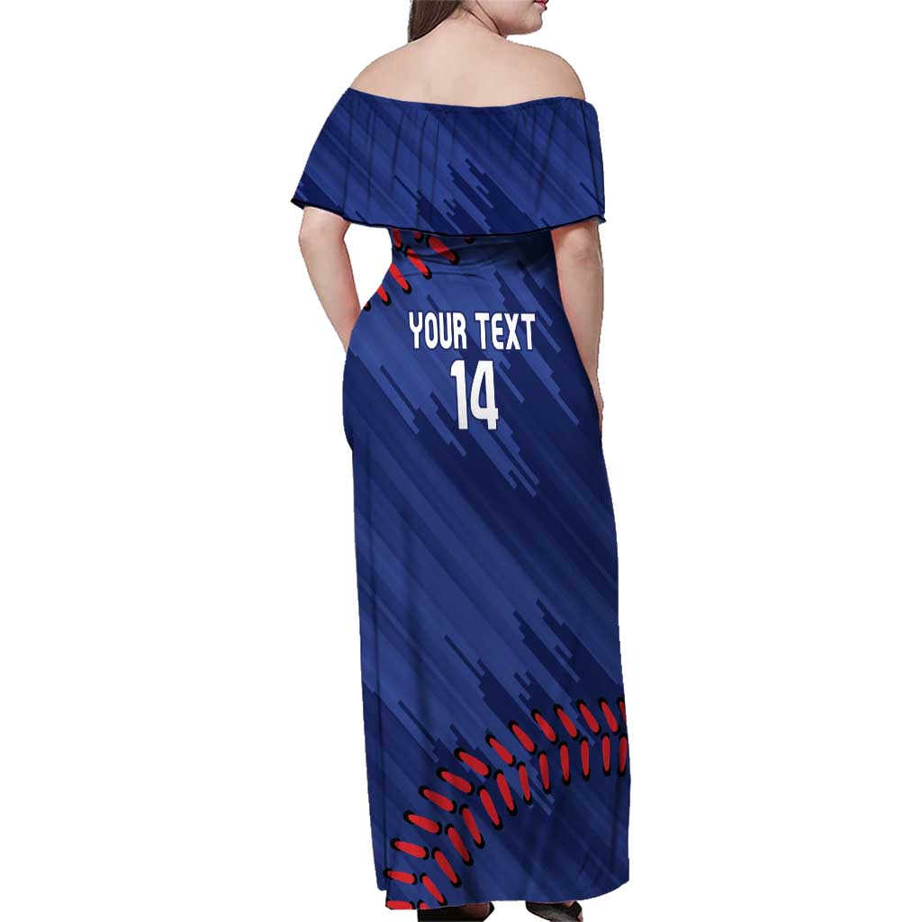 Chinandega 2025 Baseball Custom Family Matching Off Shoulder Maxi Dress and Hawaiian Shirt Come On Tigres